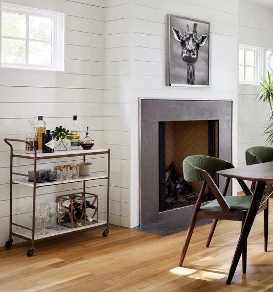 Fourhands New Kitchen Felix Rectangular Bar Cart