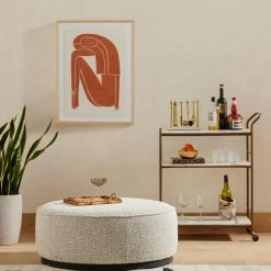 Fourhands New Kitchen Felix Rectangular Bar Cart