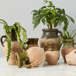 ETU HOME Found Green Amphora New Home Decor
