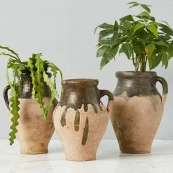 ETU HOME Found Green Amphora New Home Decor