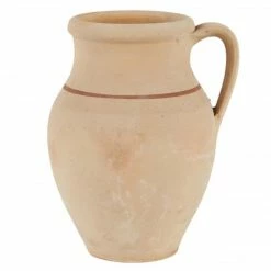ETU HOME New Home Decor Found Unglazed Jug