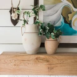 ETU HOME New Home Decor Found Unglazed Jug