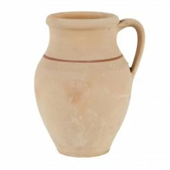 ETU HOME New Home Decor Found Unglazed Jug