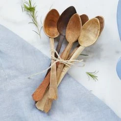 ETU HOME Found Wood Serving Spoon, Set Of 2 New Kitchen