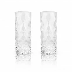 True Brands New Kitchen Garnet Highball Glasses