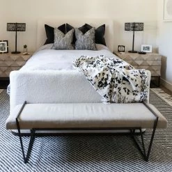 Noir Gavin Metal Bench Best Sellers