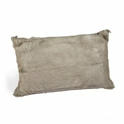 INTERLUDE HOME Goat Skin Bolster Pillow