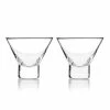 True Brands Jolie Stemless Martini Glasses