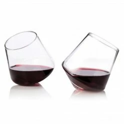 True Brands Keeva Rolling Wine Glasses