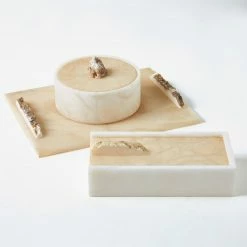 Studio A Home Kenneth Alabaster Box
