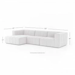 Fourhands Langham Channeled 3-Pc Sectional Best Of Living Room