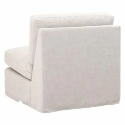 Essentials For Living Best Of Living Room Lena Modular Slope Arm Slipcover 1-Seat Armless Chair