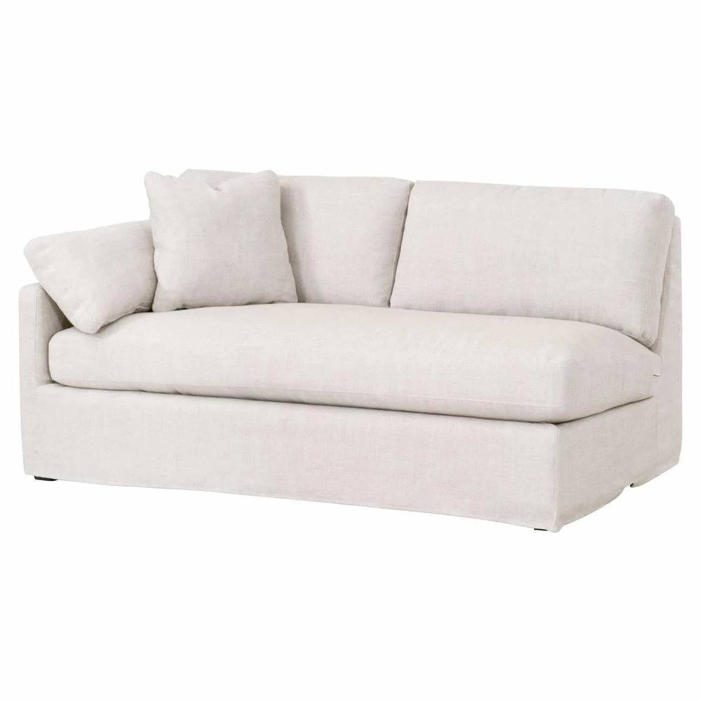 Essentials For Living Lena Modular Slope Arm Slipcover 2-Seat Left Arm Sofa Best Of Living Room