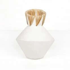 Fourhands Maliana Vessel-White Concrete