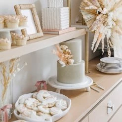 BIDK HOME New Kitchen Marble Cake Stand