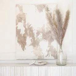 Ashley Craig Mixed Media Original Art - Nude + White