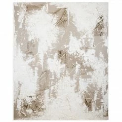 Ashley Craig Mixed Media Original Art - Nude + White With Paint Splatter