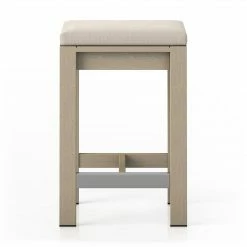 Fourhands Monterey Outdoor Bar & Counter Stool, Washed Brown New Outdoor