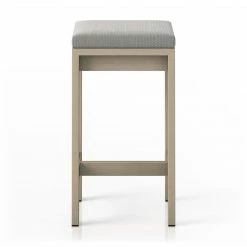 Fourhands Monterey Outdoor Bar & Counter Stool, Washed Brown New Outdoor