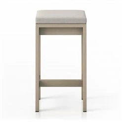 Fourhands Monterey Outdoor Bar & Counter Stool, Washed Brown New Outdoor