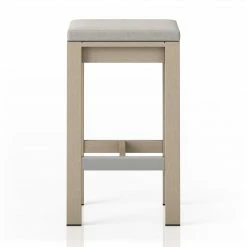 Fourhands Monterey Outdoor Bar & Counter Stool, Washed Brown New Outdoor