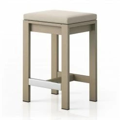 Fourhands Monterey Outdoor Bar & Counter Stool, Washed Brown New Outdoor