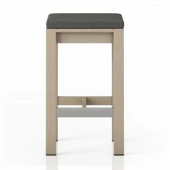 Fourhands Monterey Outdoor Bar & Counter Stool, Washed Brown New Outdoor