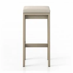 Fourhands Monterey Outdoor Bar & Counter Stool, Washed Brown New Outdoor