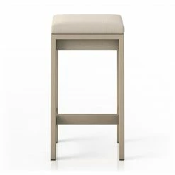 Fourhands Monterey Outdoor Bar & Counter Stool, Washed Brown New Outdoor