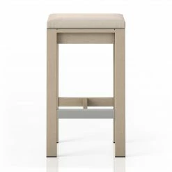 Fourhands Monterey Outdoor Bar & Counter Stool, Washed Brown New Outdoor