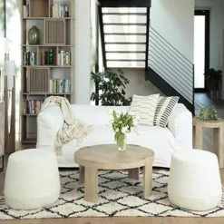 DOVETAIL Best Sellers Nixon Ottoman