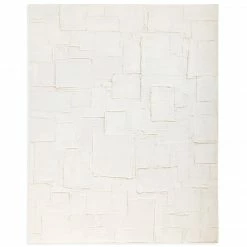 Ashley Craig Best Sellers Patchwork Original Art - White