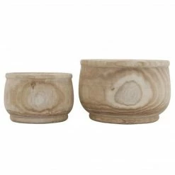 CREATIVE CO OP Paulownia Wood Bowl Best Sellers