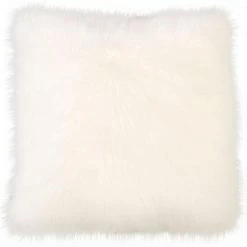 Square Feathers Best Sellers Pearl Fur Pillow
