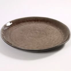 BIDK HOME Pure Reactive Glaze Round Plate