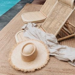 Yiwu Jingsourcing Ecommerce Co, Limited Raffia Frayed Sun Hat In Stock