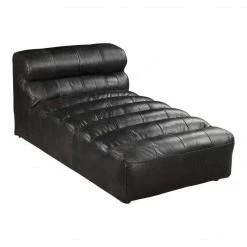 MOES Ramsay Leather Chaise Best Sellers