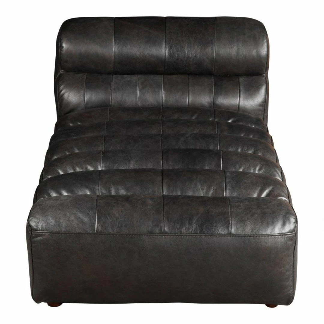MOES Ramsay Leather Chaise Best Sellers