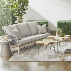 Essentials For Living Rope Me In Outdoor 79" Sofa