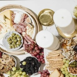 BIDK HOME New Kitchen Round Marble Tray