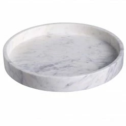 BIDK HOME New Kitchen Round Marble Tray