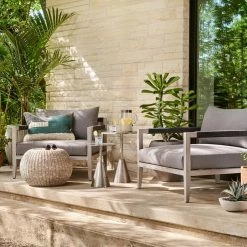 Fourhands New Outdoor Sherwood Outdoor Chair, Washed Brown