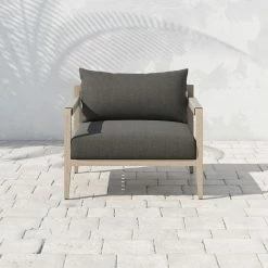 Fourhands New Outdoor Sherwood Outdoor Chair, Washed Brown