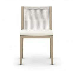 Fourhands Sherwood Outdoor Dining Chair, Washed Brown