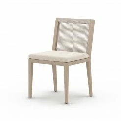 Fourhands Sherwood Outdoor Dining Chair, Washed Brown