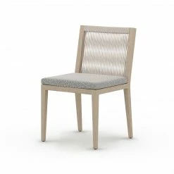 Fourhands Sherwood Outdoor Dining Chair, Washed Brown