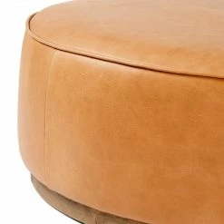 Fourhands Sinclair Large Round Ottoman Best Sellers