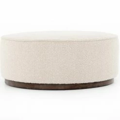 Fourhands Sinclair Large Round Ottoman Best Sellers