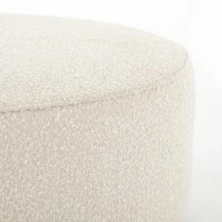 Fourhands Sinclair Large Round Ottoman Best Sellers