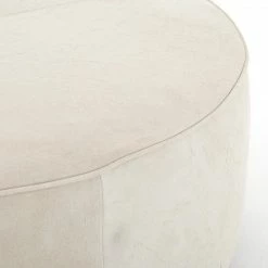 Fourhands Sinclair Large Round Ottoman Best Sellers